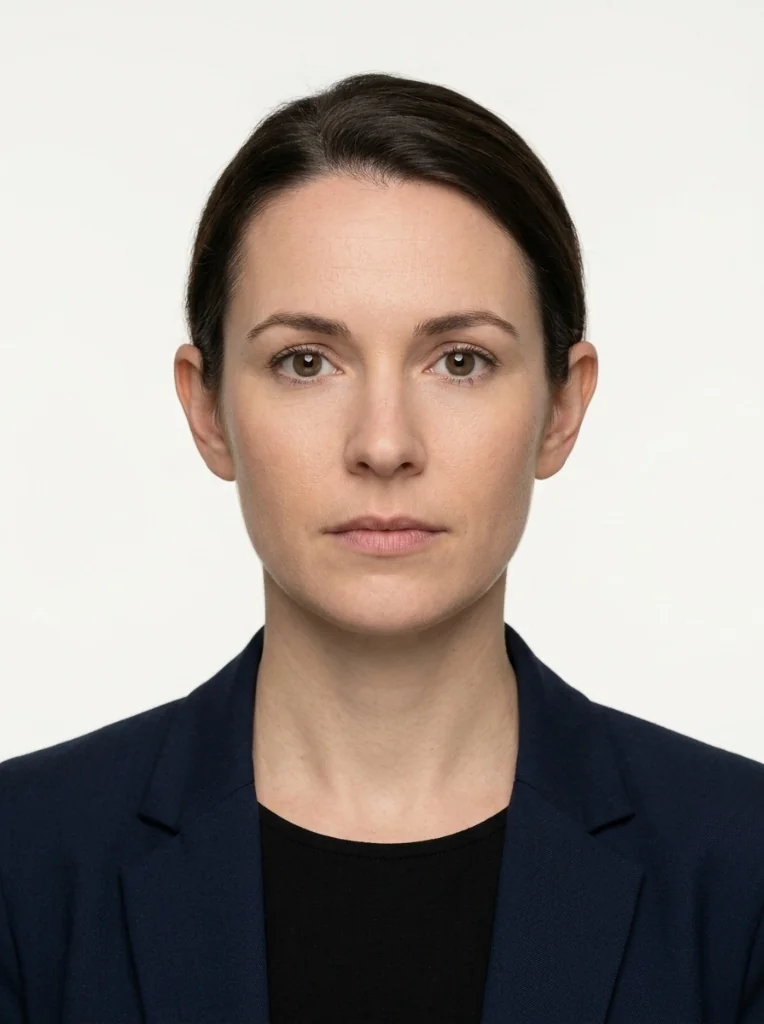 Example clear portrait illustrating simple lighting and a readable face area